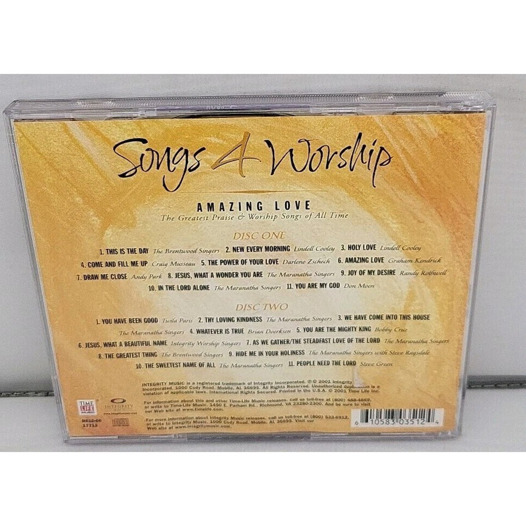 Shout to the Lord by Songs 4 Worship (CD, 2001) 2 Disc