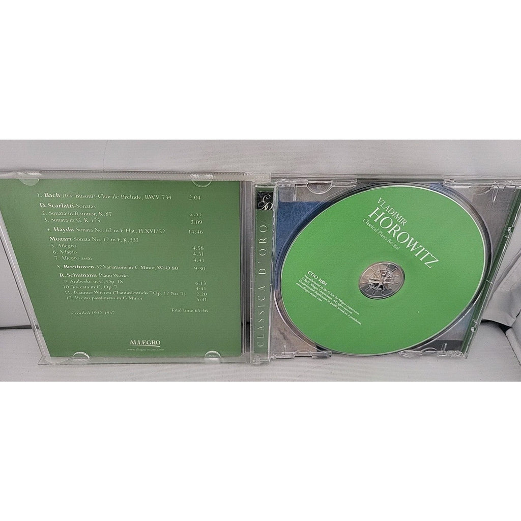 Piano Recital by Vladimir Horowitz (CD, 2001)
