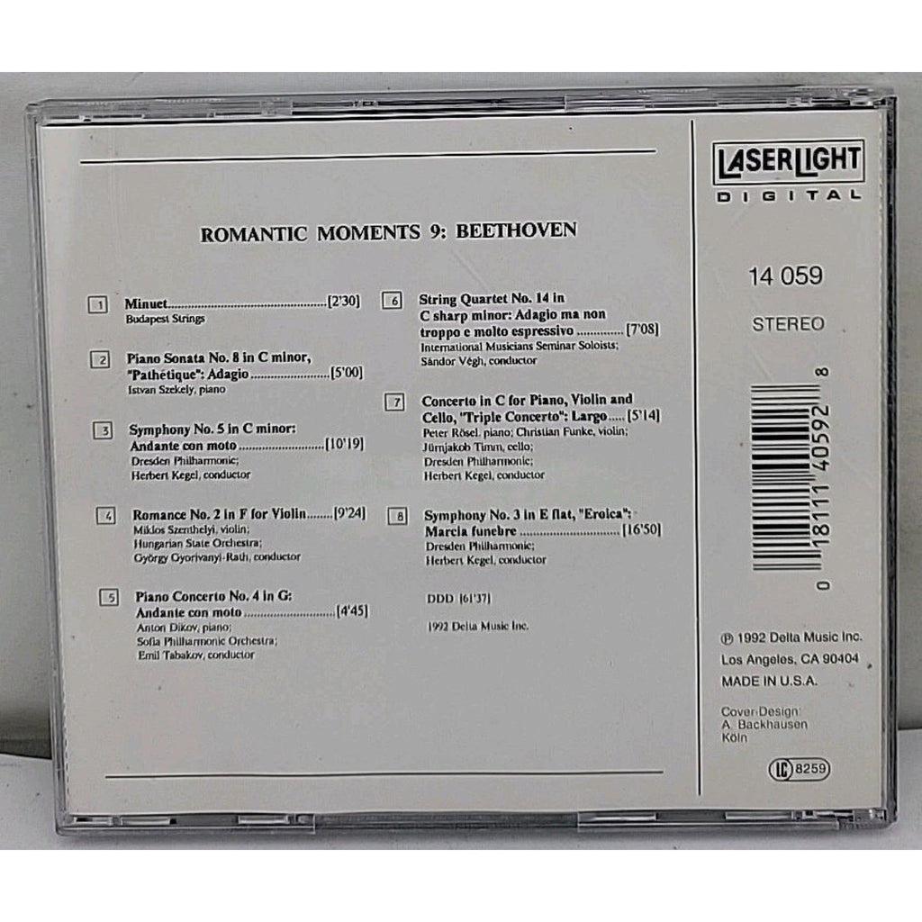 Vol. 9-Beethoven by Beethoven / Kegel / Dresden Philharmonic (CD, 1993)