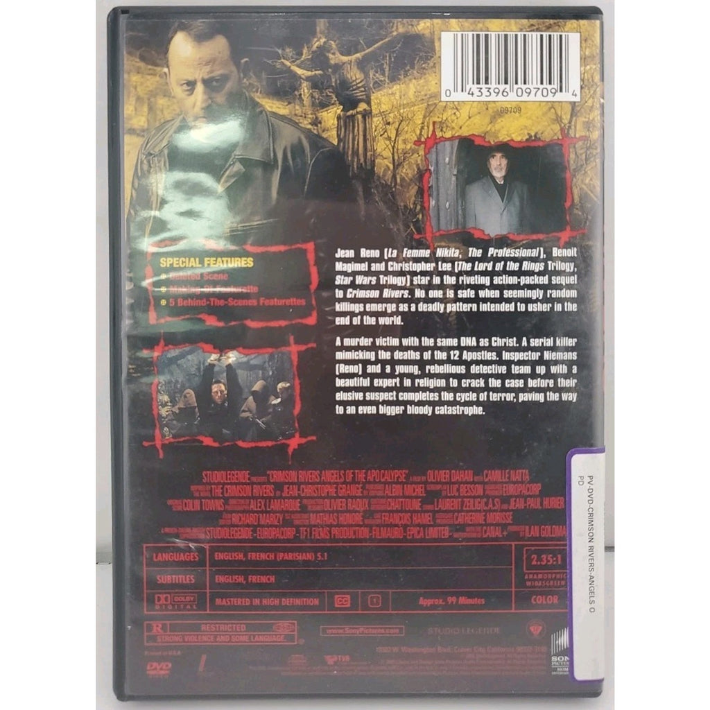 Crimson Rivers DVD