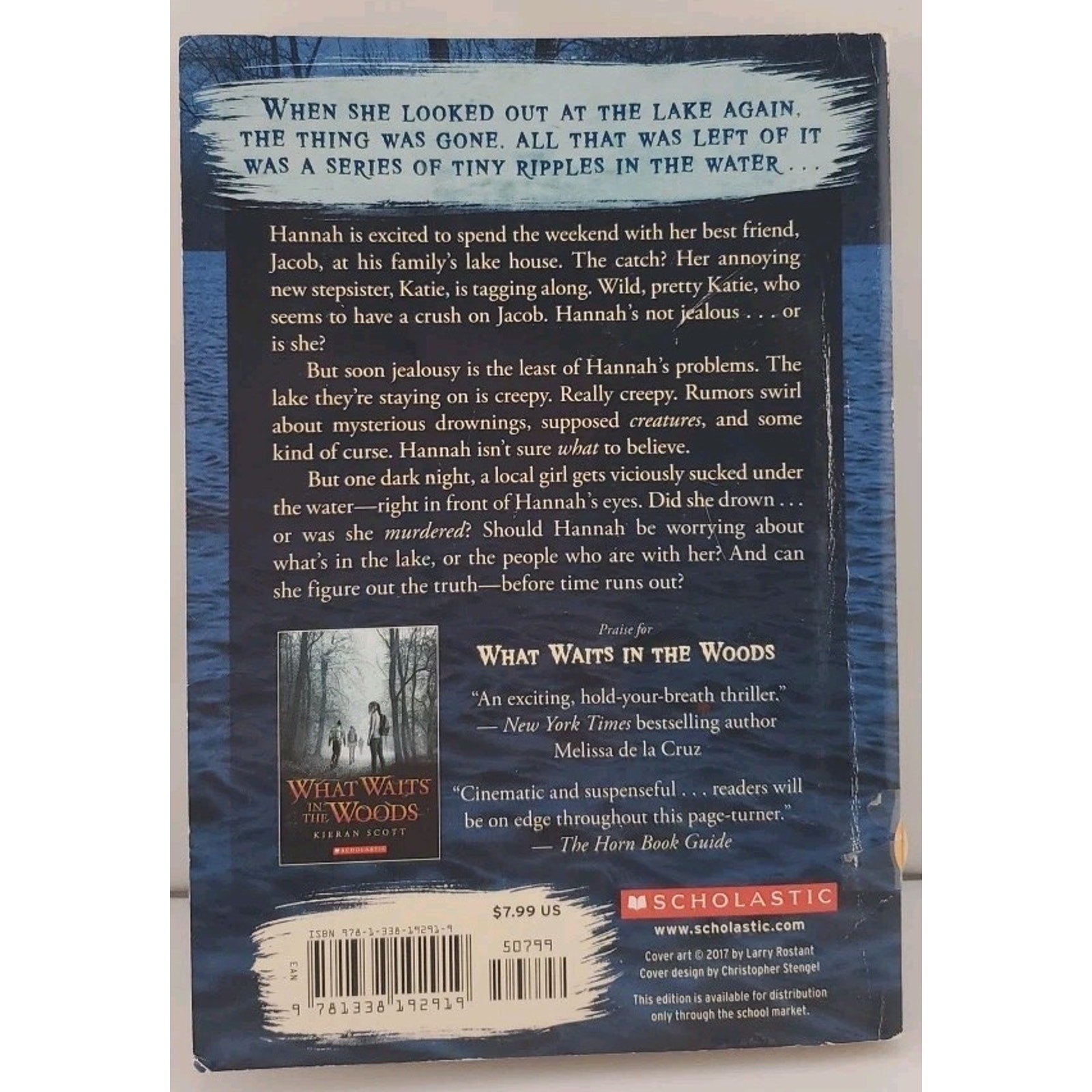 What Waits in the Water by Kieran Scott (Paperback)