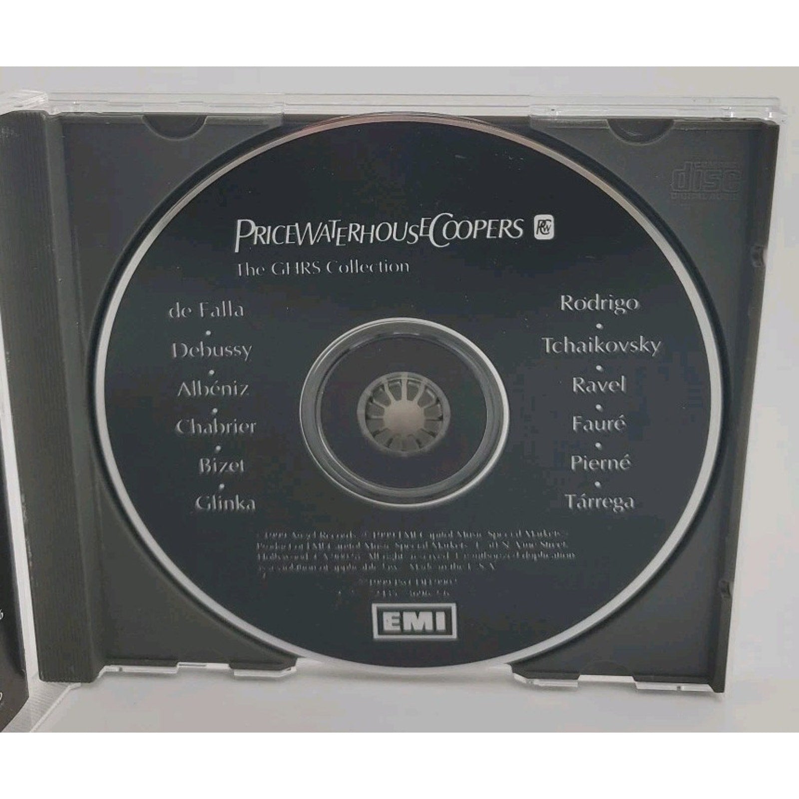 Price Waterhouse Coopers GHRS Collection CD la Falla Debussy Ibeniz 1999
