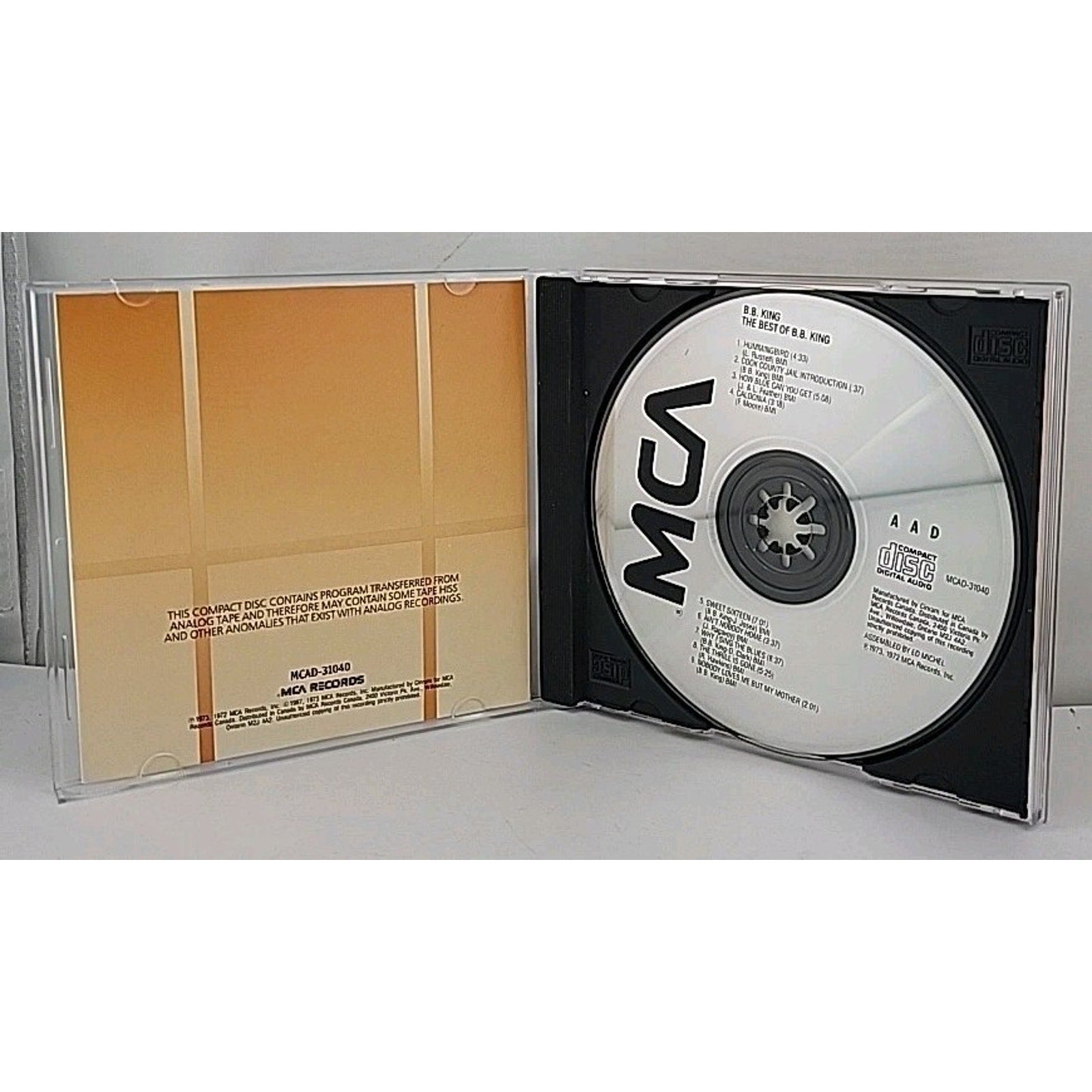 The Best of B.B. King [1973 MCA] by B.B. King (CD, Oct-1990, MCA)