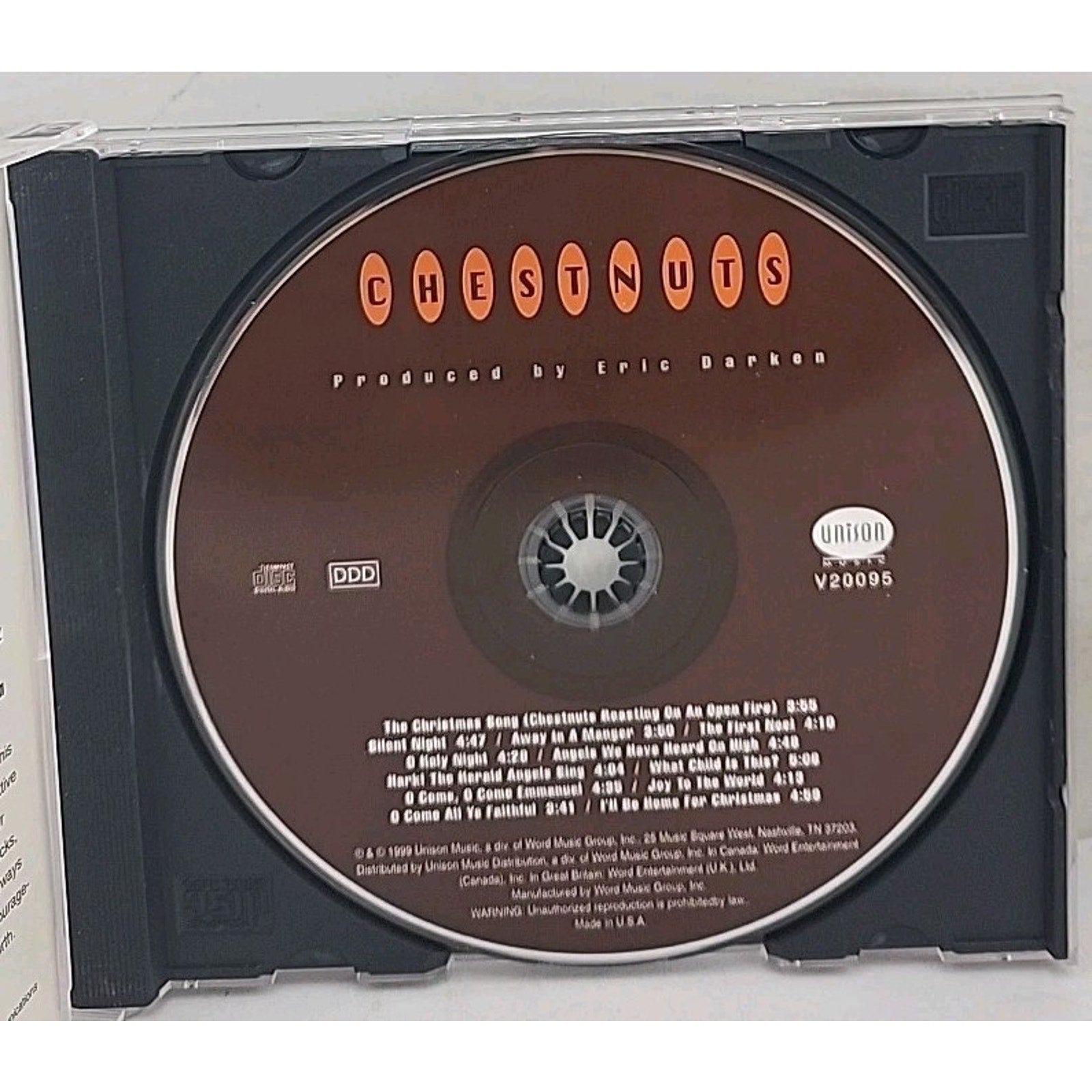 Chestnuts: A Romantic Christmas by Eric Darken (CD, 1999, Unison)