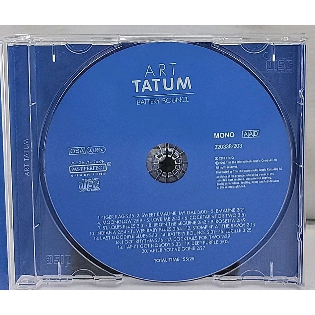 Art Tatum Battery Bounce CD German Import HTF OOP 20 Tracks