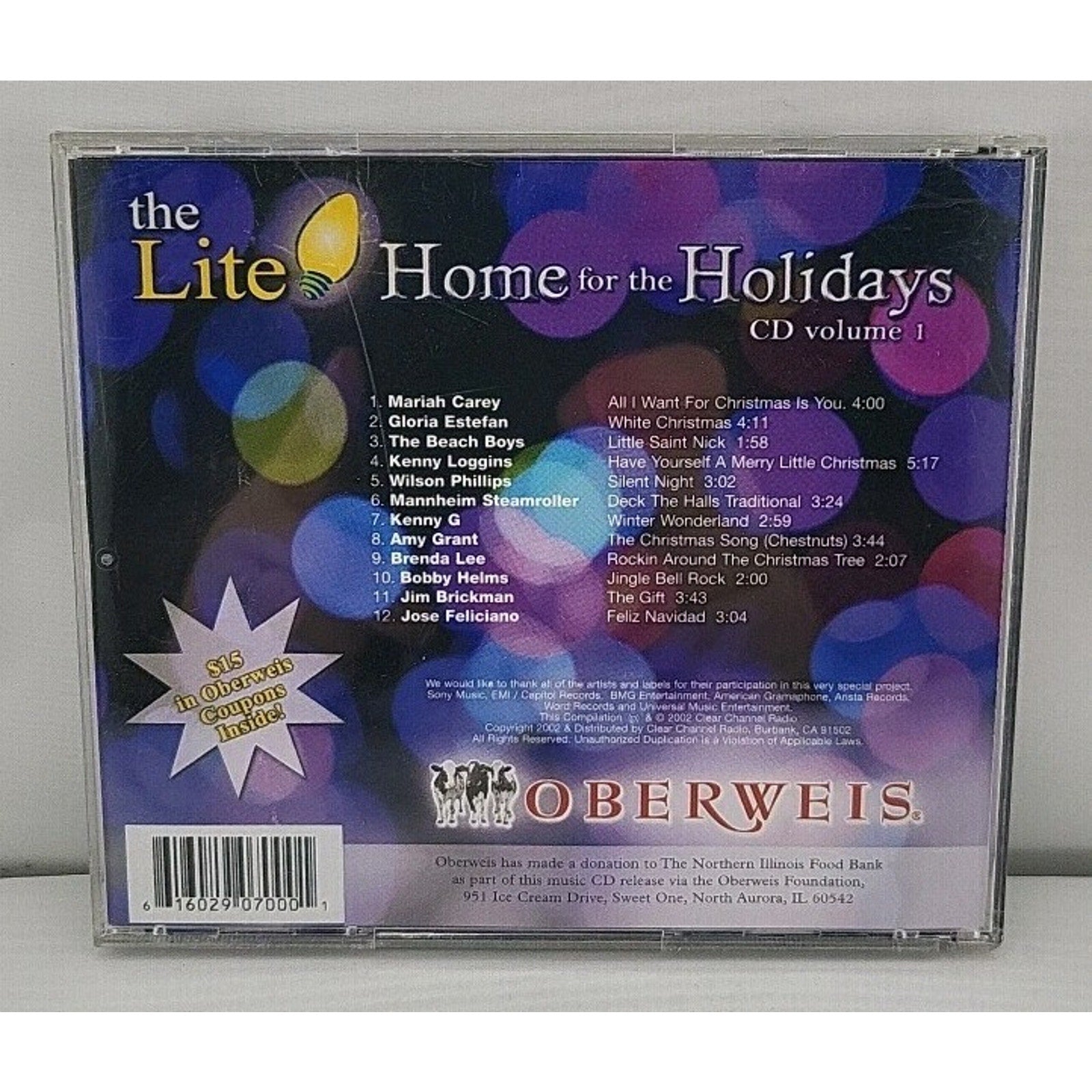 The Lite Home For The Holidays Oberweis Cd Volume 1