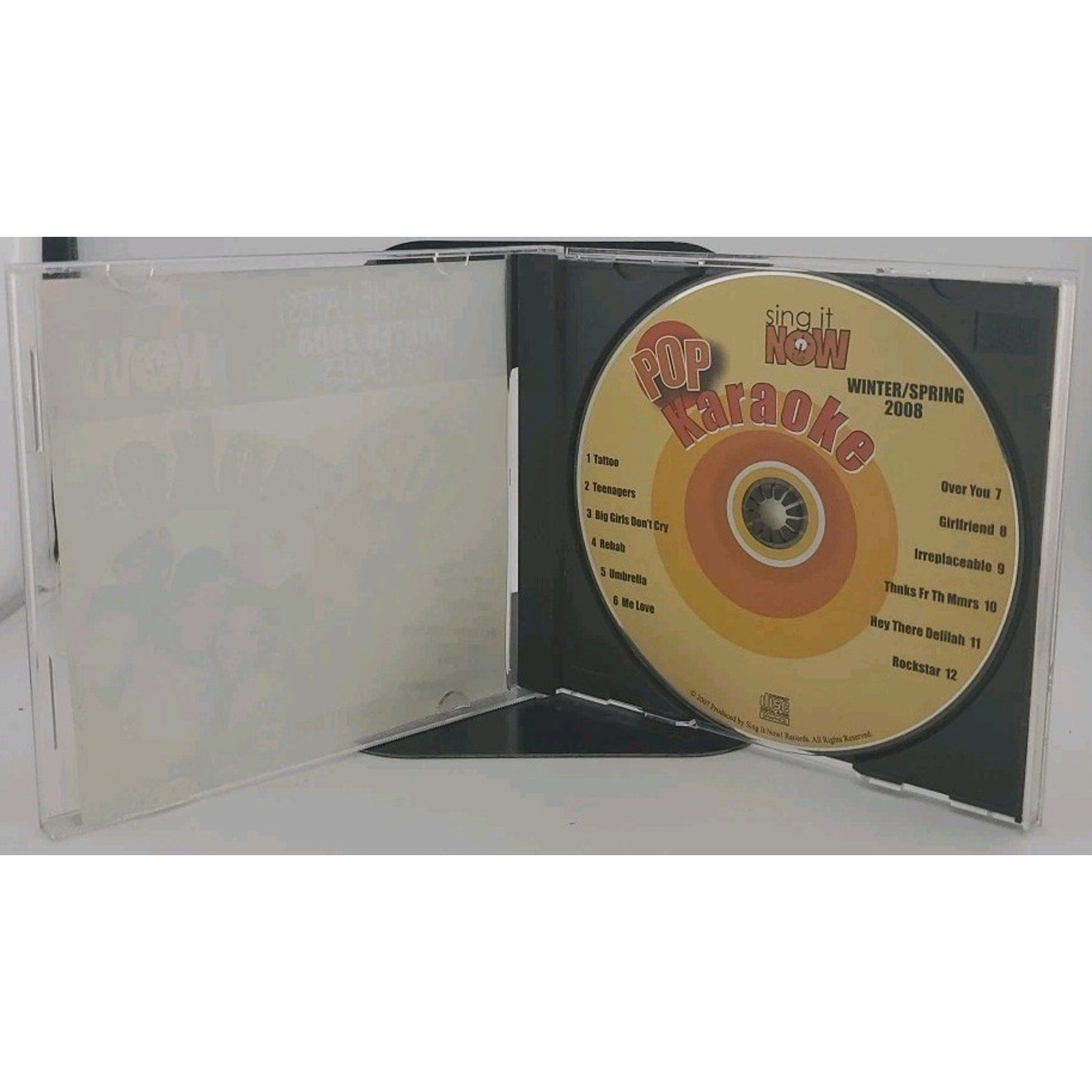 Sing It Now! Winter 2008 Pop Hits Karaoke CD