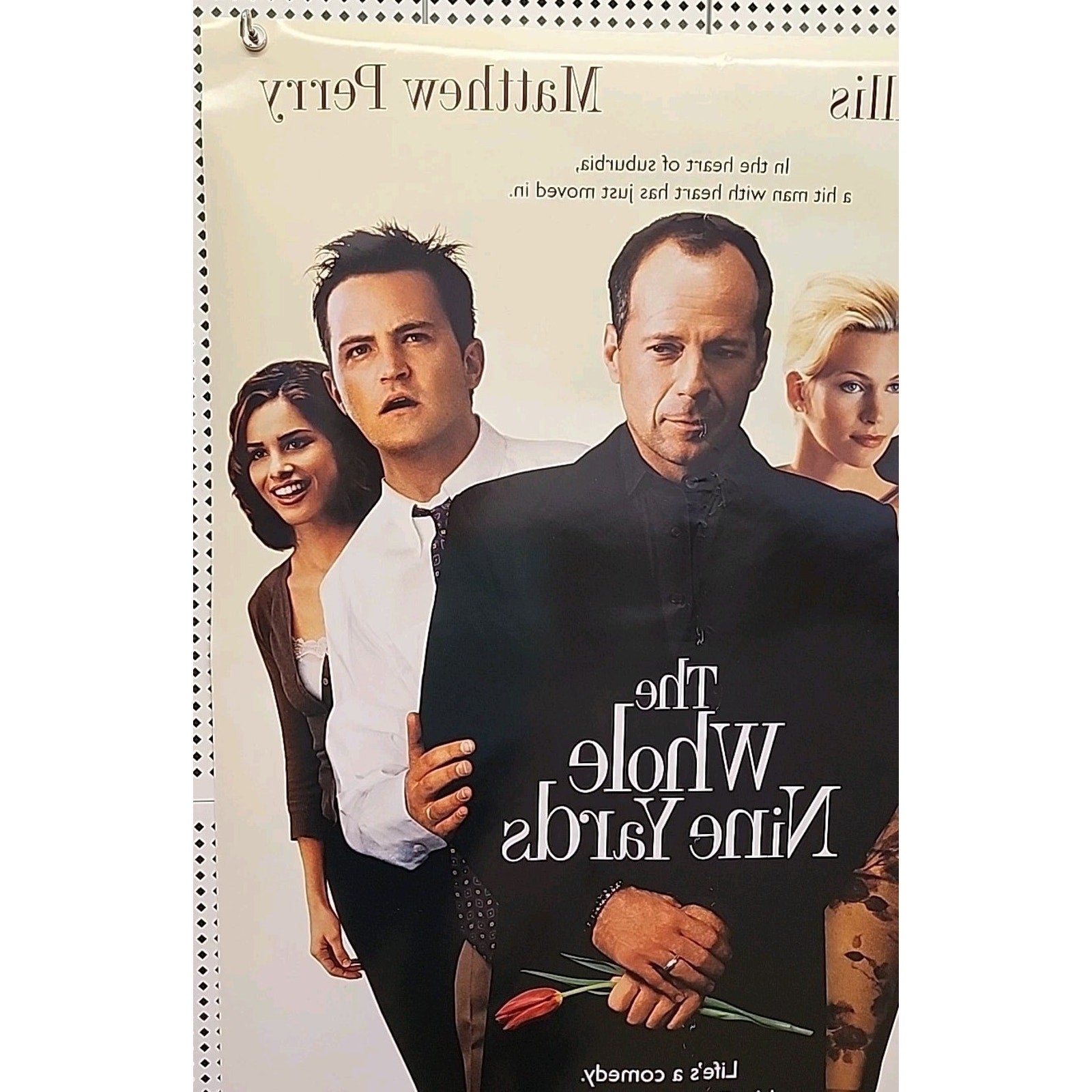 The Whole Nine Yards Original Movie Poster DS 27x40 Matthew Perry Bruce Willis