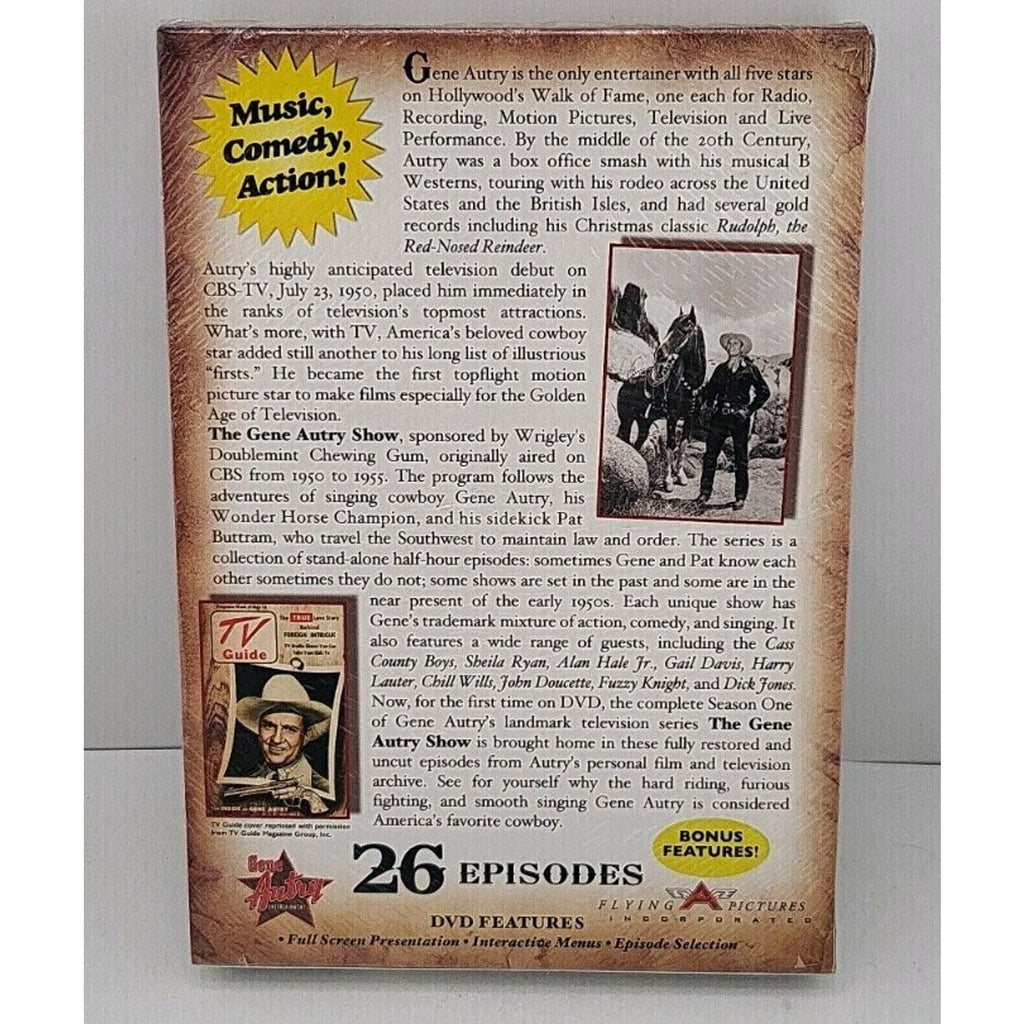 The Gene Autry Show: the Complete First Season (DVD) *Brand New*