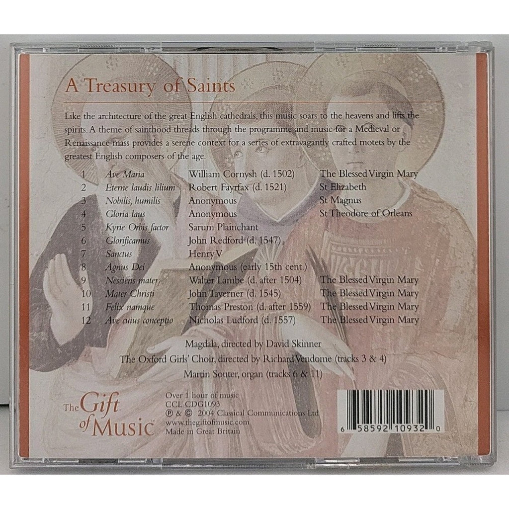 A Treasury of Saints: Glorious English Choral Music - Audio CD