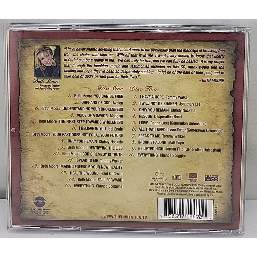 An Invitation to Freedom - CD - Audio CD By Beth Moore
