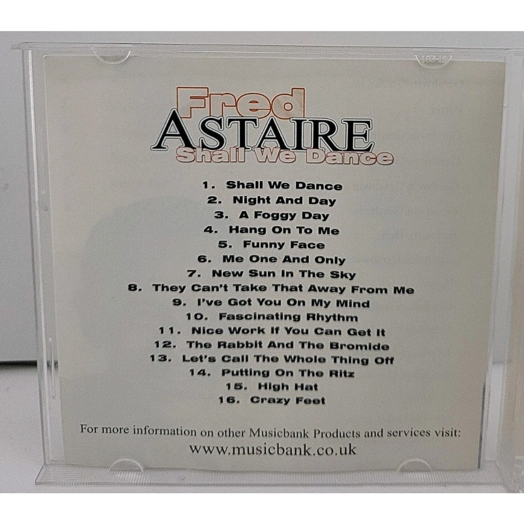 Fred Astaire Shall We Dance CD