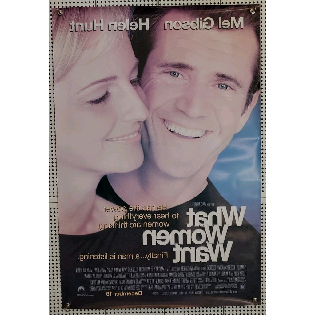 What Women Want Movie Poster Double Sided 27x40