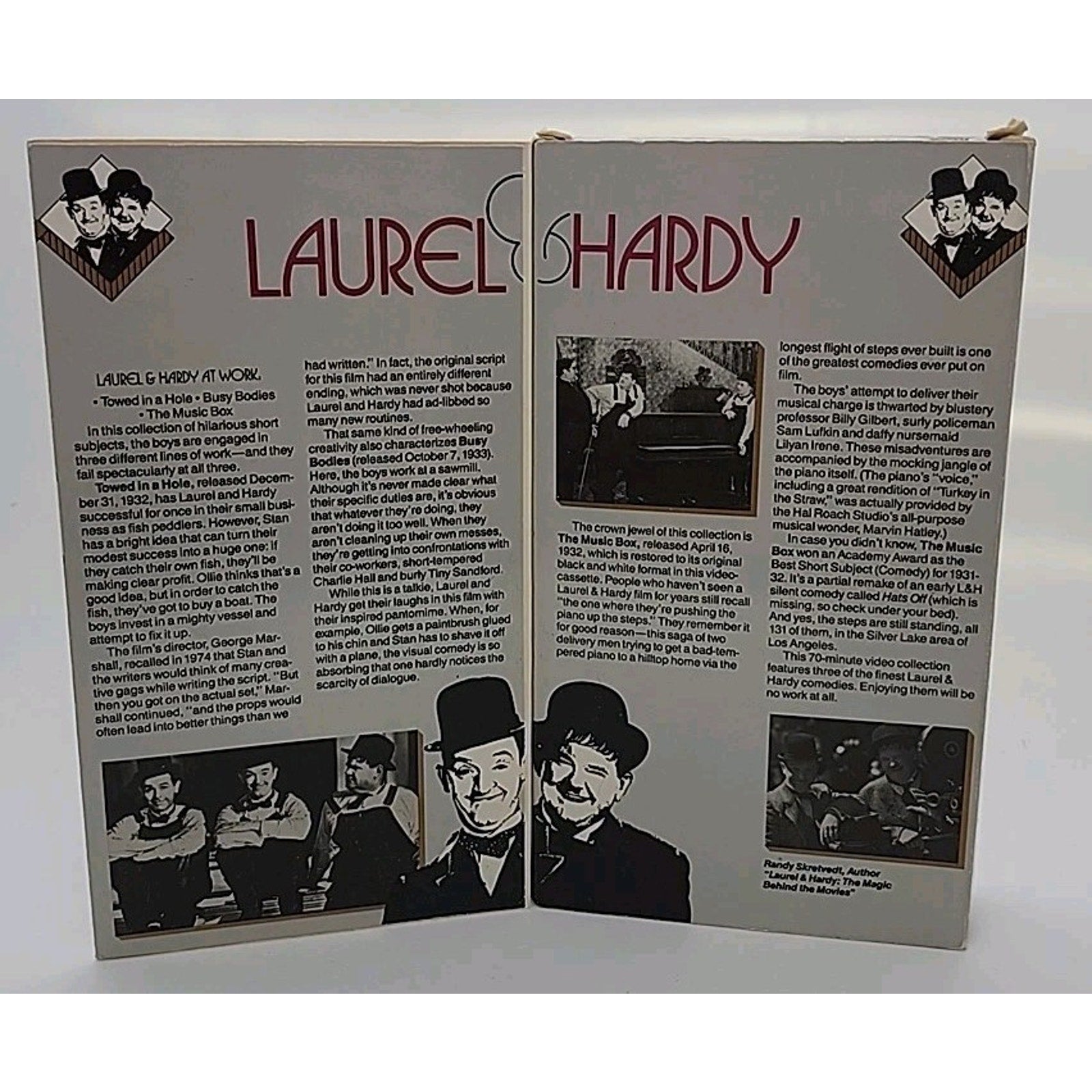 Laurel and Hardy - At Work (VHS, 1991)