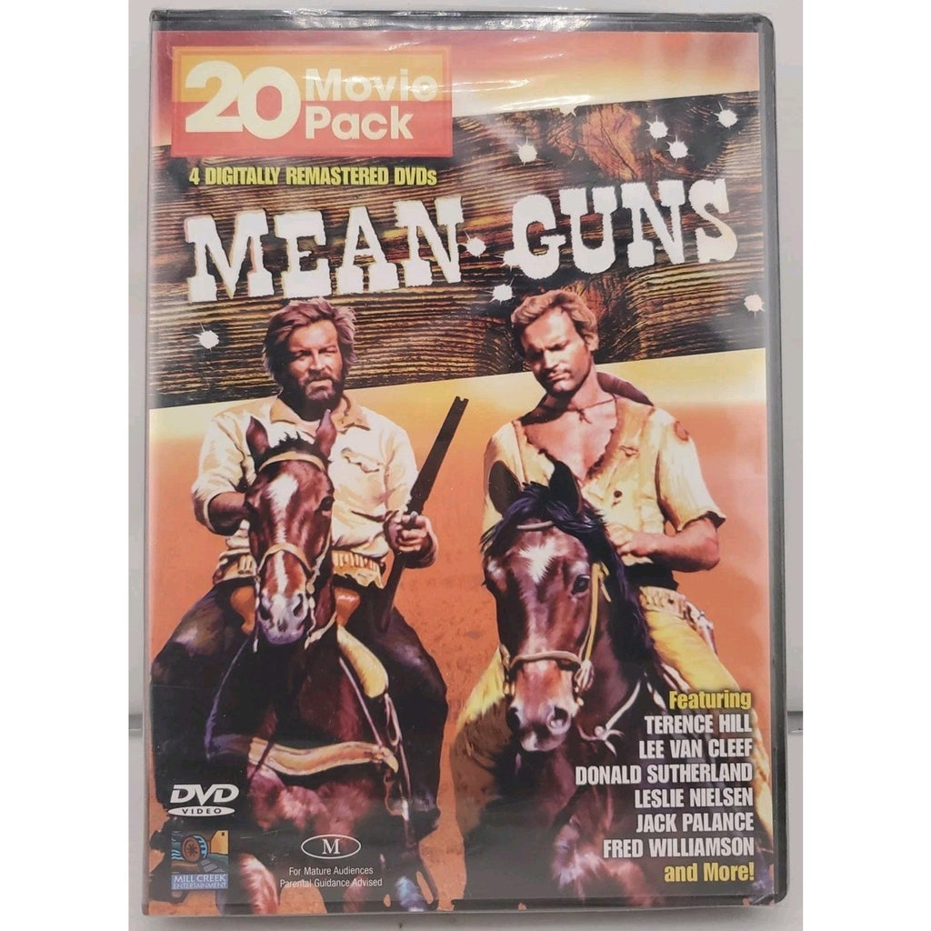 Mean Guns - 20 Pack (DVD, 4-Disc Set) *Brand New*