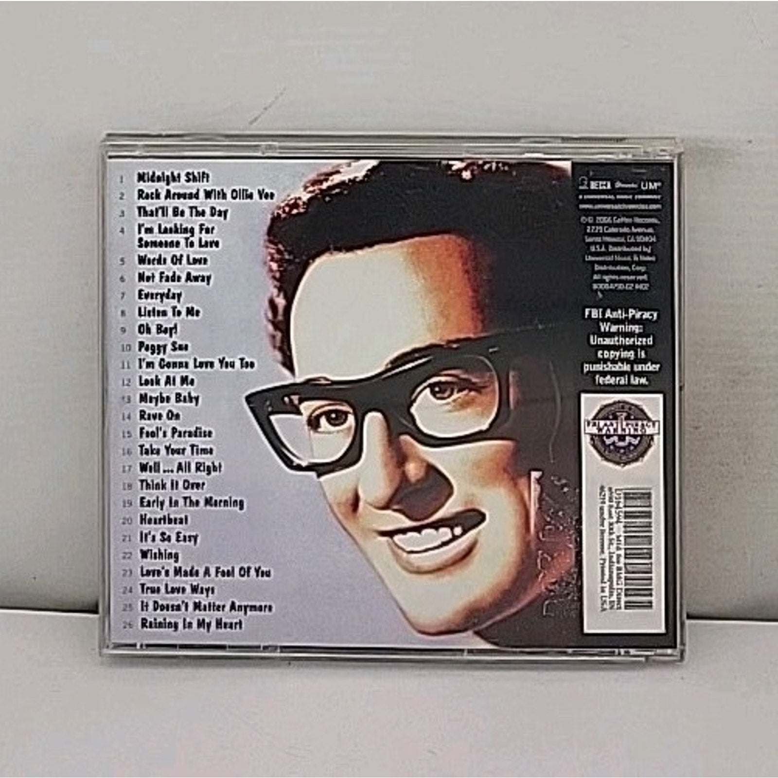 The Definitive Collection,CD,Buddy Holly,BMG Record Club Edition