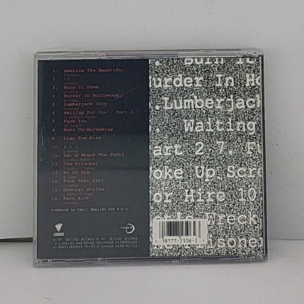Talk Minus Action = Zero by D.O.A. (CD, 1993)