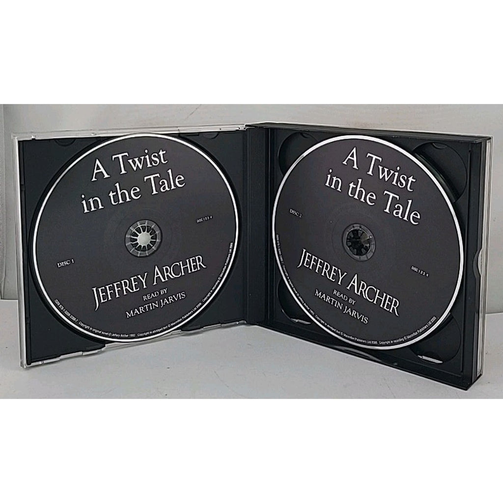 A Twist In The Tale By Jeffrey Archer - Read By Martin Jarvis - 4 CD Set