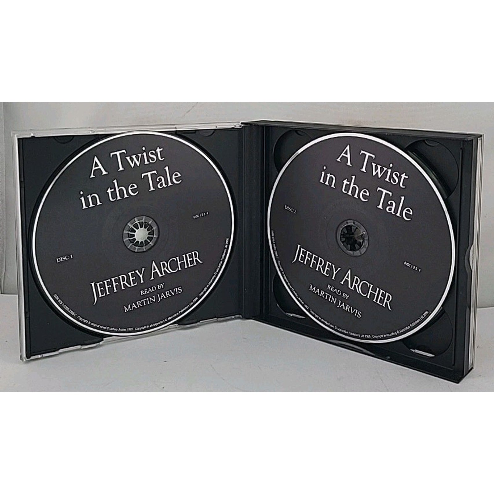 A Twist In The Tale By Jeffrey Archer - Read By Martin Jarvis - 4 CD Set