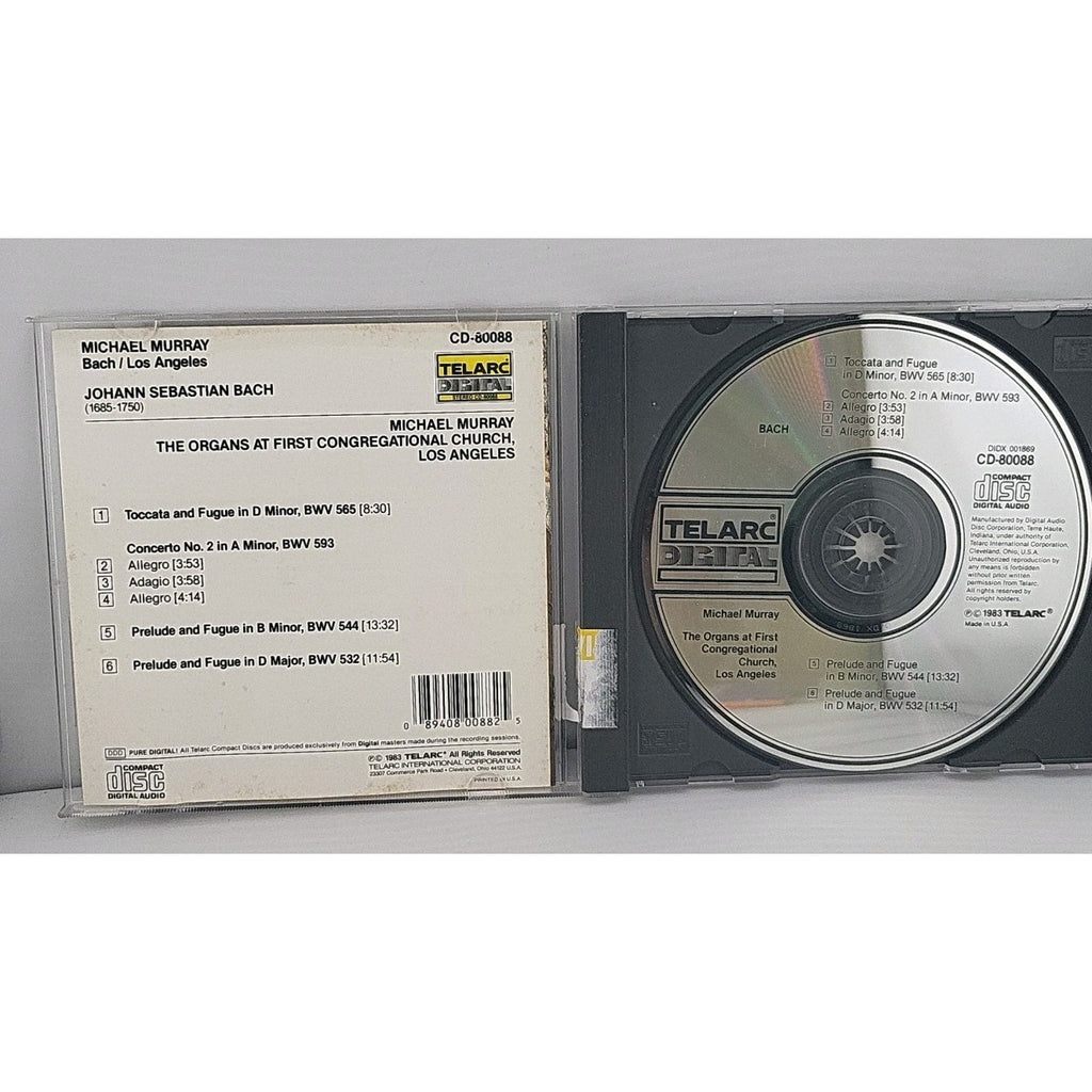 In Los Angeles / Toccata & Fugue by Bach / Murray (CD, 1990)