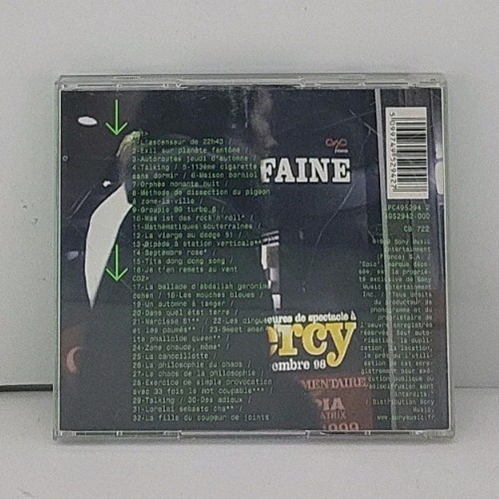 En Concert a Bercy Live by Hubert Thiefaine Felix (CD, 1999)