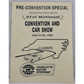 International Ford Retractable Club - 21st National Convention And Car Show -