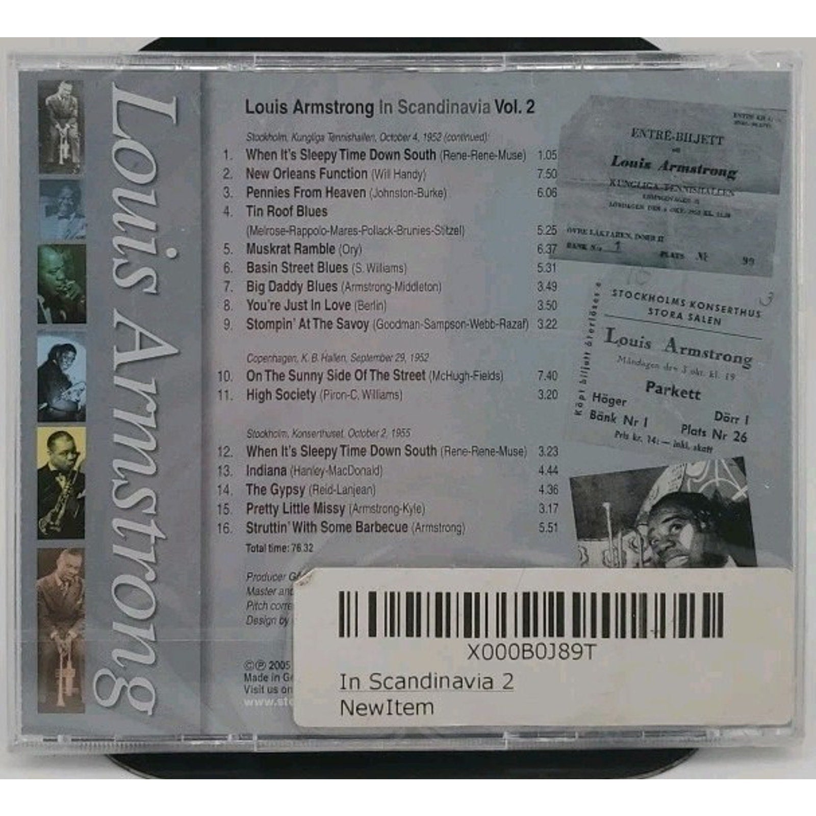 Louis Armstrong In Scandinavia Vol. 2 CD *Brand New*