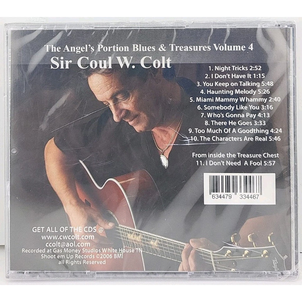 Angel's Portion Blues & Treasures by Sir C W Colt (CD, 2006) *Brand New*