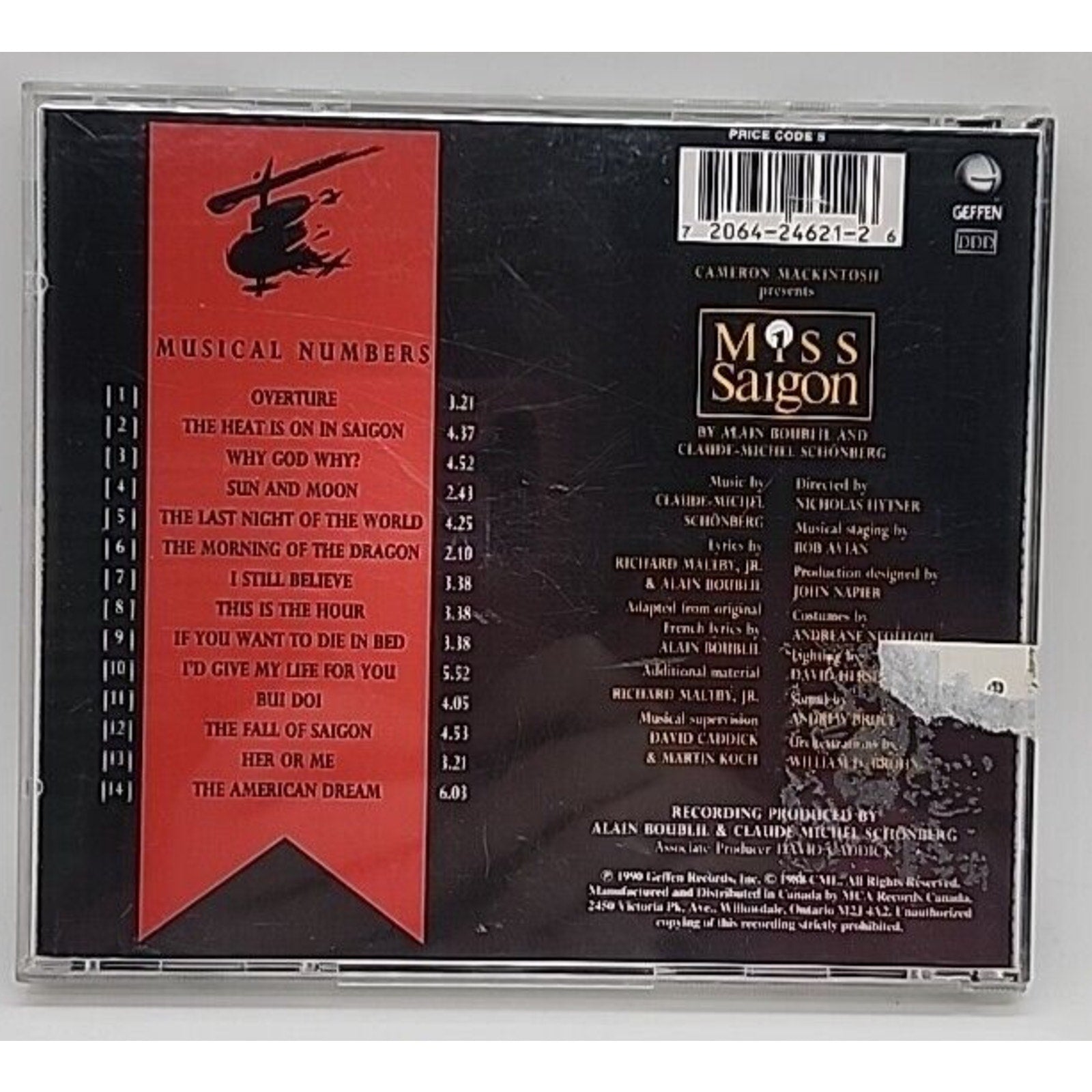 Miss Saigon / London Highlights by London Cast (CD, 1993)