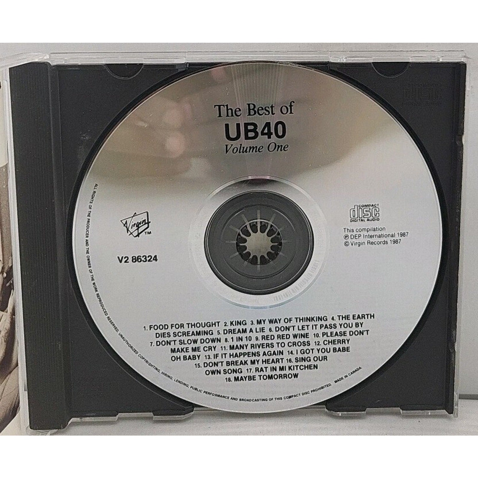 The Best of UB40 Volume One by UB40 (CD, 2000)