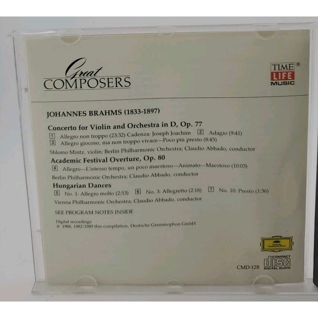 Great Composers Brahms (CD)