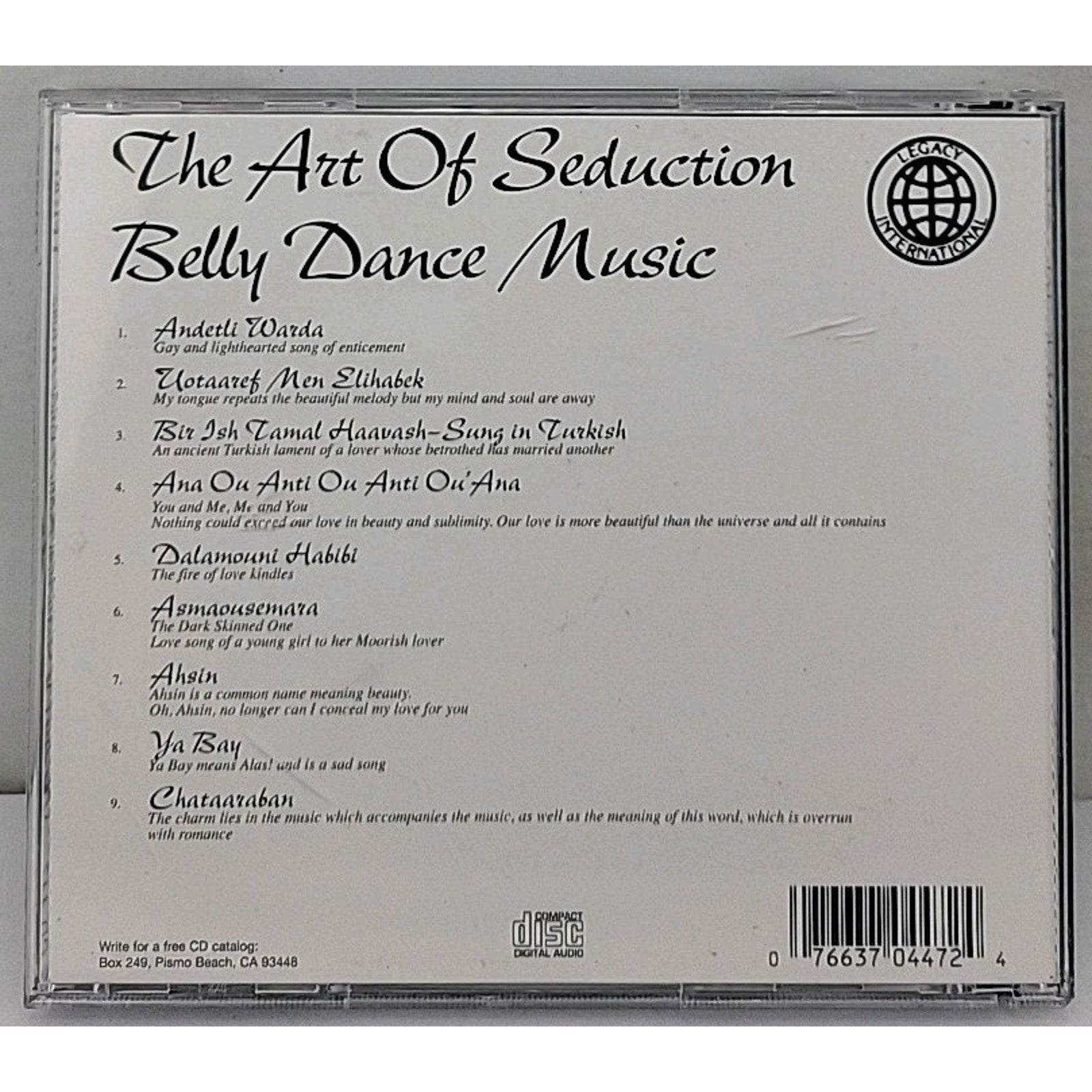 Belly Dance Music by Various (CD, 2000)