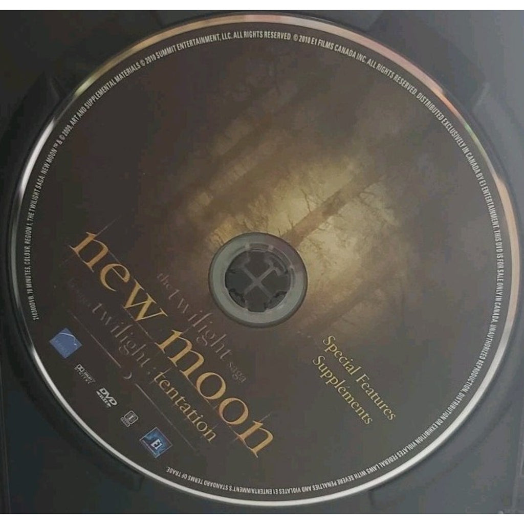 The Twilight Saga: New Moon (DVD, 2010, Canadian)
