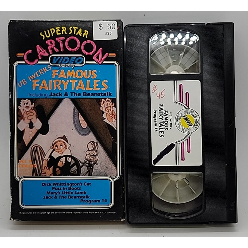 Super Star Cartoon Famous Fairytales (VHS)