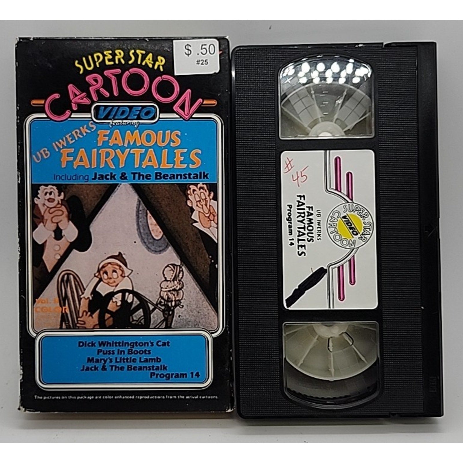 Super Star Cartoon Famous Fairytales (VHS)