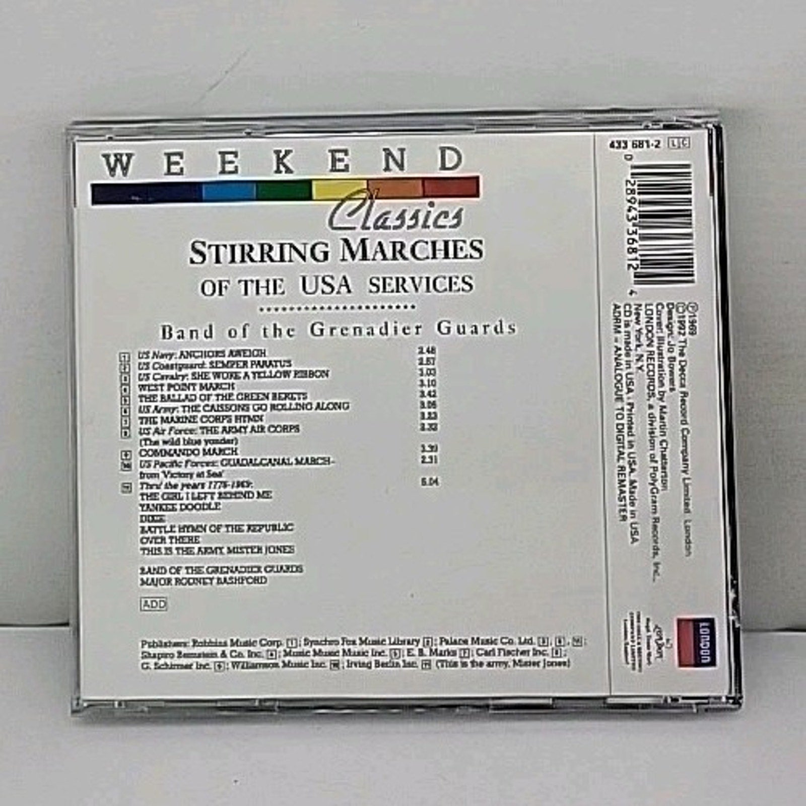 Stirring Marches of the USA Se by Grenadier Guards (CD, 1992)