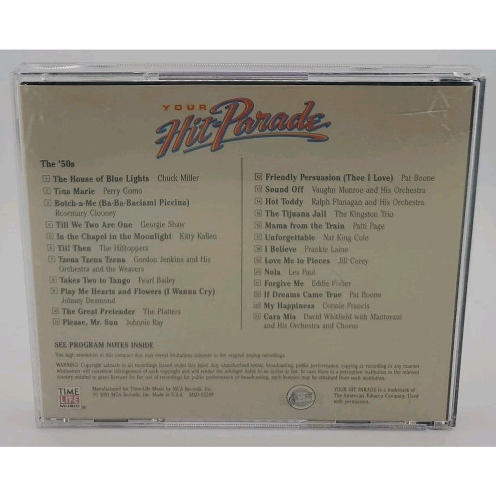 Your Hit Parade: The 50s (CD, Time Life Music)