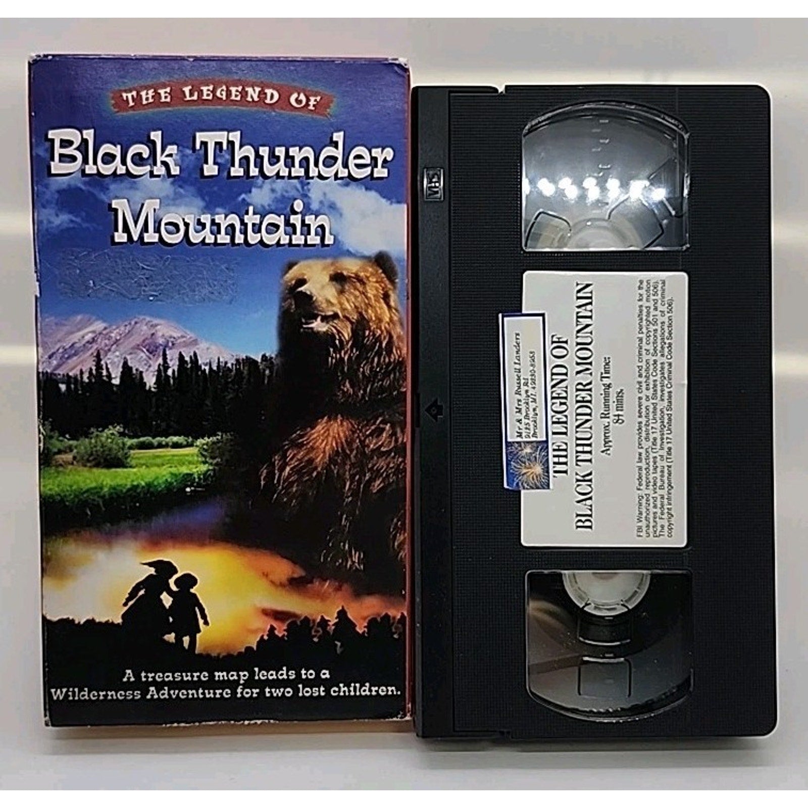 The Legend Of Black Thunder Mountain (VHS)