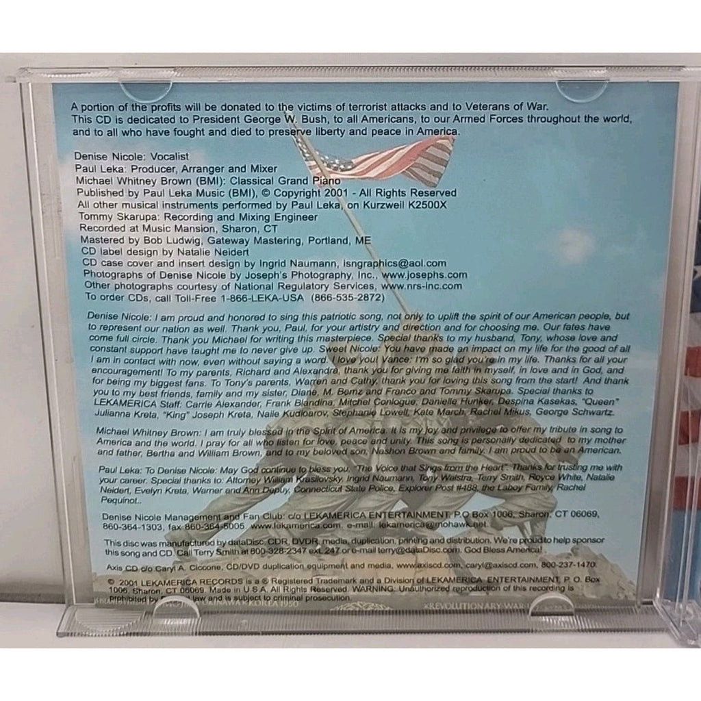 Spirit Of America Denise Nicole (CD 2001)