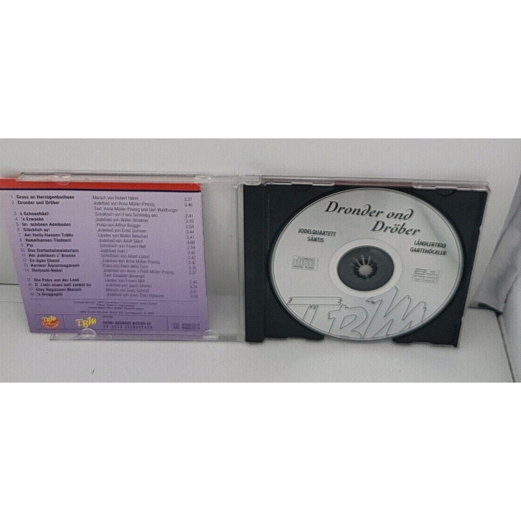 Dronder Ond Dröber - Jodelquartett Säntis Ländlertrio Gartehöckler CD