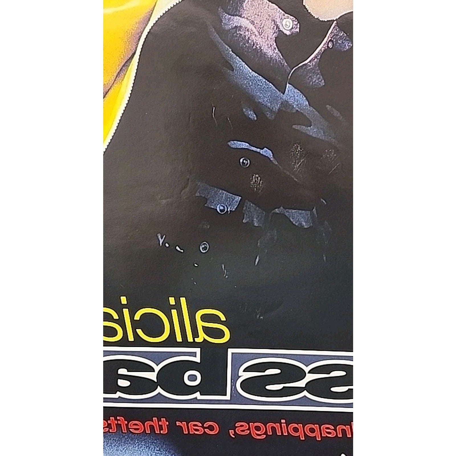 1997 Excess Baggage Original Movie Poster Alicia Silverston Comedy Drama 27x40