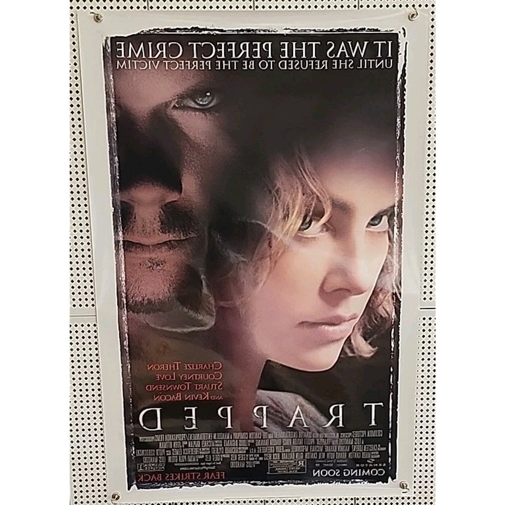 Trapped Movie Poster 2 Sided Original Rolled 27x40 Charlize Theron