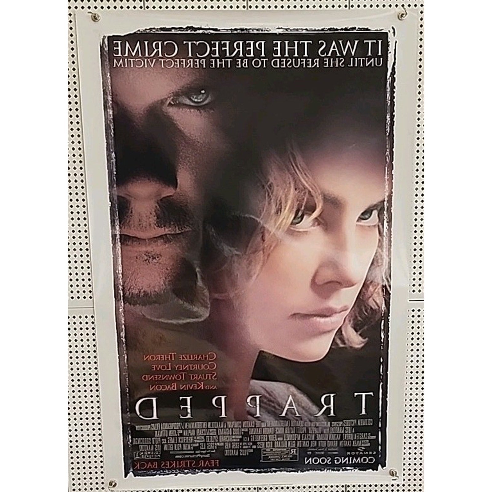 Trapped Movie Poster 2 Sided Original Rolled 27x40 Charlize Theron