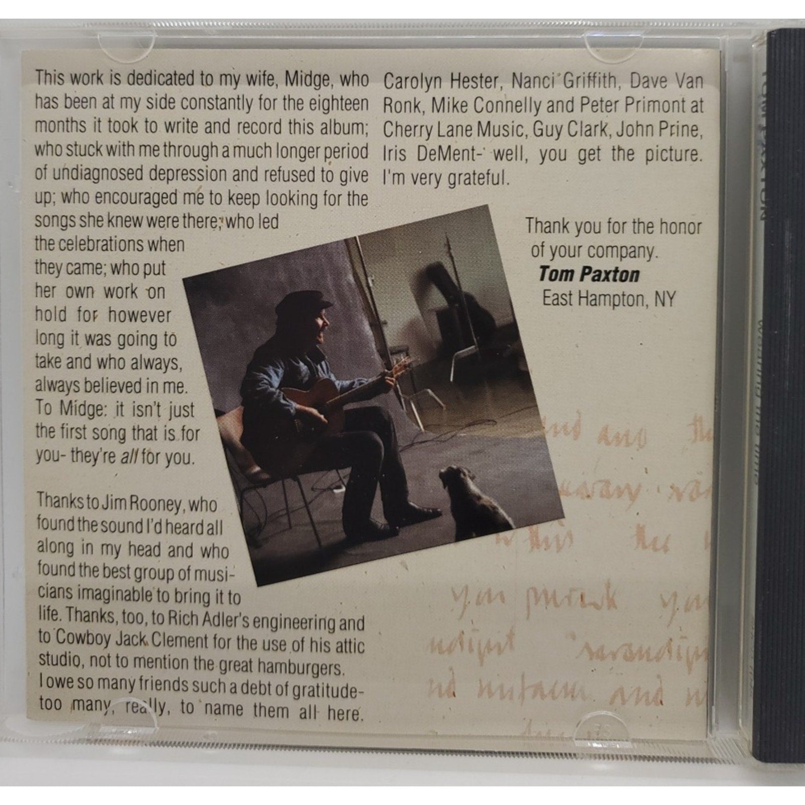 Wearing the Time by Tom Paxton (CD, 1994)