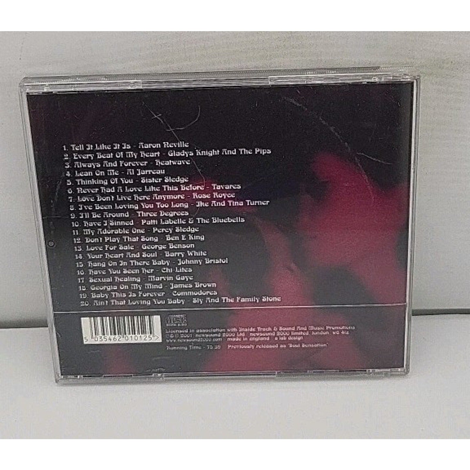 Second That Emotion CD 2000 Soul R&B Funk Compilation Nevasound