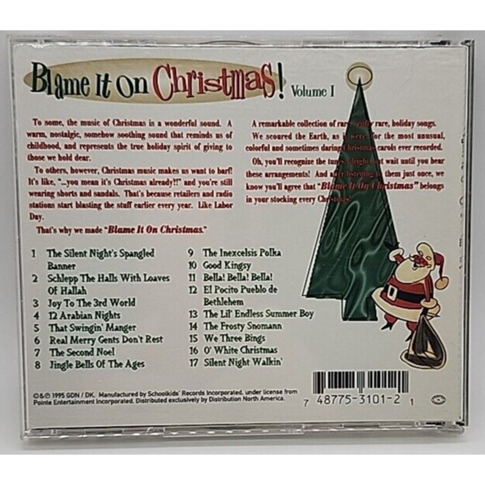 Blame It on Christmas by Disney (CD, Sep-2000, Schoolkids)