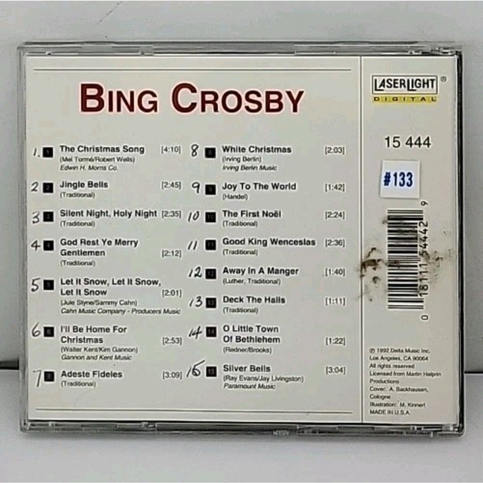White Christmas by Bing Crosby (CD, 1992)