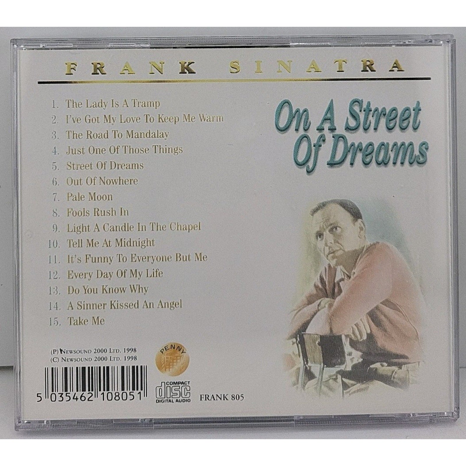 Frank Sinatra - On A Street Of Dreams CD 1998 Jazz Vocals Newsound