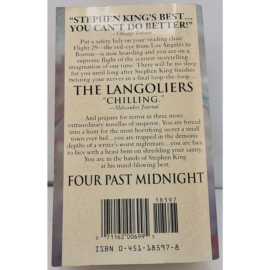 Four Past Midnight Featuring The Langoliers By Stephen King