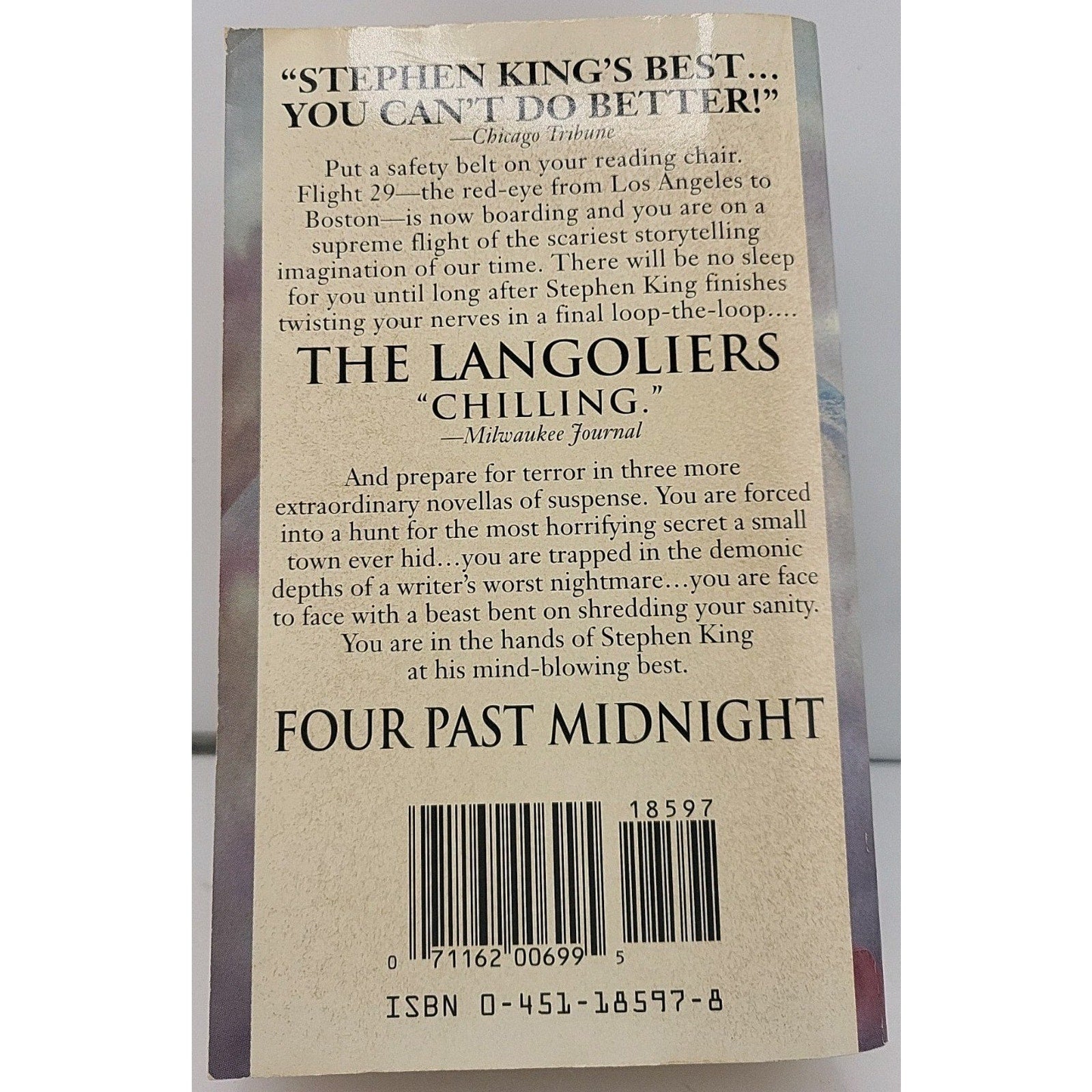 Four Past Midnight Featuring The Langoliers By Stephen King